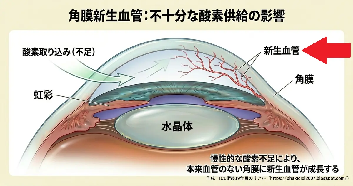 角膜新生血管｜ICL術後19年目のリアル
