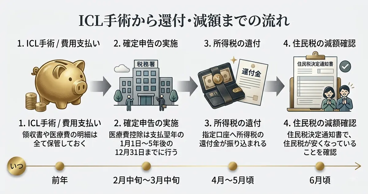 確定申告スケジュール例